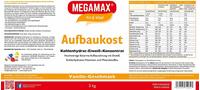 Megamax Megamax Aufbaukost Vanille Pulver (3000 g)