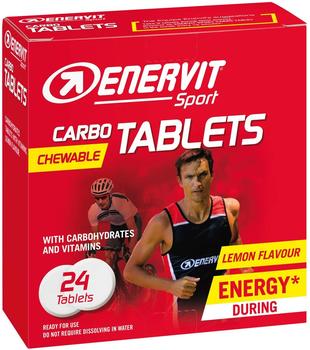 ENERVIT Sport Chewable Carbo Tablets 24x4g Lemon 2019 Nutrition Sets & Sparpacks