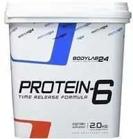 Bodylab24 Protein-6 - 2000g - Vanille, Grundpreis: &euro; 34,- / kg