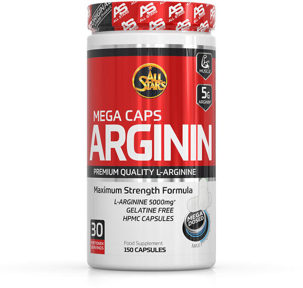 All Stars Arginin Mega 150 Caps á 1395 mg