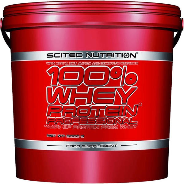 Scitec Nutrition 100% Whey Protein Professional Erdbeere Pulver 5000 g