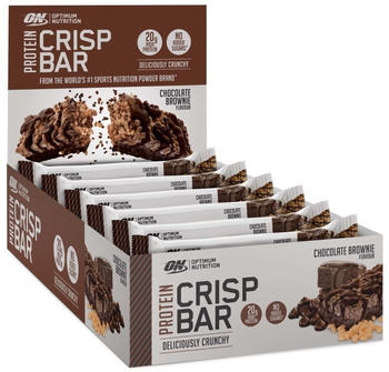 Optimum Nutrition Protein Crisp Bar 10 x 65 g Chocolate Brownie