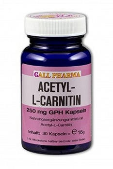 Hecht Pharma Acetyl L Carnitin 250 Mg Kapseln (100 Stk.)