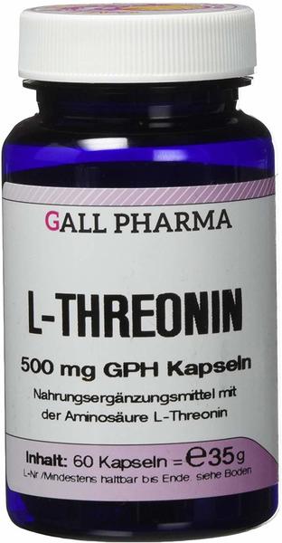 GALL PHARMA L-Threonin 500 mg GPH Kapseln 60 Stück