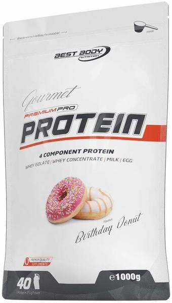 Best Body Gourmet Premium Pro Protein Birthday Donut Pulver 1000 g