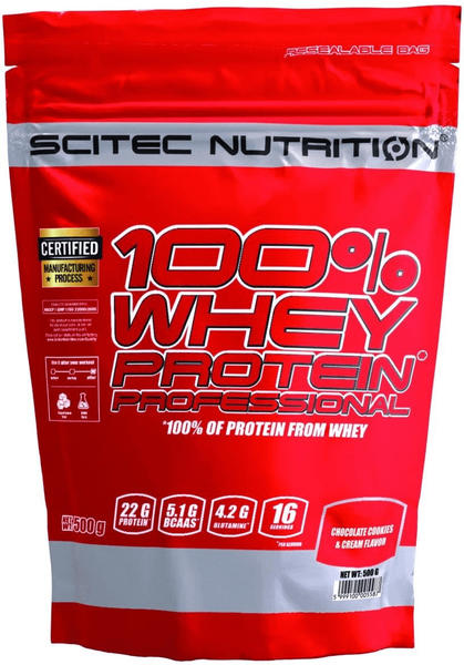 Scitec Nutrition 100% Whey Protein Professional Redesign 500g Chocolate Cookie