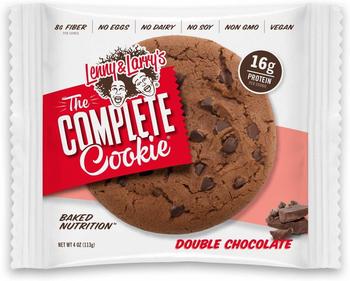 Lenny & Larrys Complete Cookie Proteinkeks Proteinriegel Eiweiß - Double Chocolate - doppelte Schokolade 12x113 g