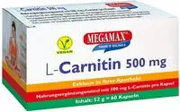 MEGAMAX L-Carnitin 500 mg Kapseln 60 St