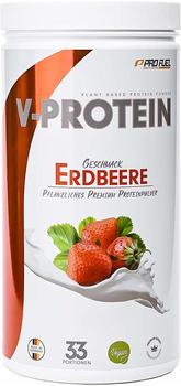 ProFuel veganes V-Protein Pulver, 1000 g Dose Erdbeere