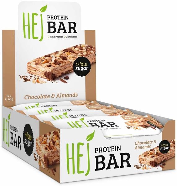 HEJ Protein Chocolate & Almonds Riegel 12 x 60 g