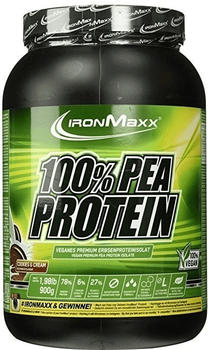 IronMaxx 100% Pea Protein - Erbsenprotein 900g Cookies&Cream