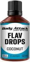 Body Attack - Flav Drops - Coconut - 50 ml, Grundpreis: &euro; 119,80 / l