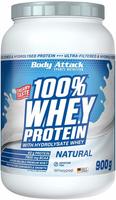 Body Attack - 100 % Whey Protein - Natural - 900 g, Grundpreis: &euro; 33,32 / kg