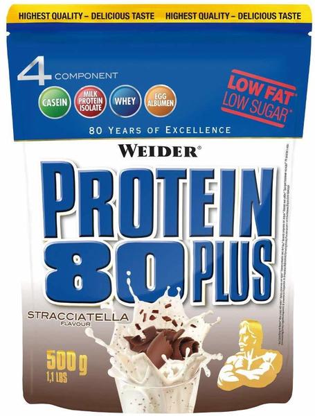 WEIDER Protein 80 Plus Stracciatella Pulver 500 g