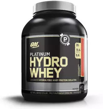Optimum Nutrition Platinum Hydrowhey 1590g Supercharged Strawberry