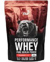 nu3 Performance Whey Erdbeere - 1000 g