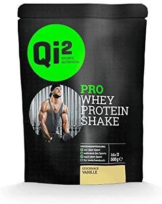 Qi² Sports Nutrition Pro Whey Protein Shake Vanille