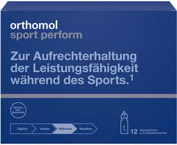 Orthomol Sport Perform Granulat Beutel (12 x 2 Stk.)
