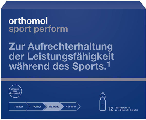 Orthomol Sport Perform Granulat Beutel (12 x 2 Stk.)