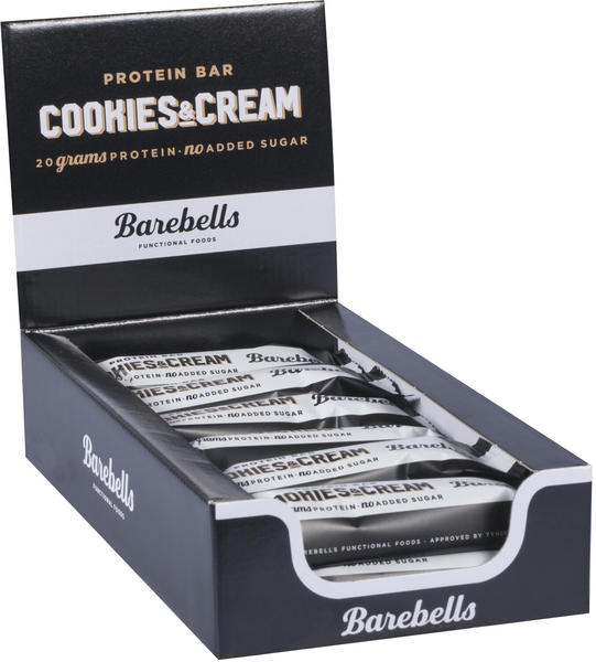 Barebells Protein Bar 12 x 55 g Cookies & Cream