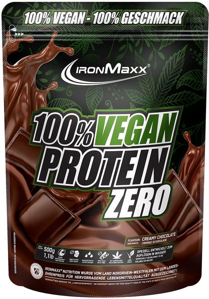 ironMaxx 100% Vegan Protein Zero Creamy Chocolate Pulver 500 g
