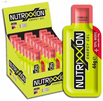 Nutrixxion Energy Gel Box 24 x 44g Vanille/Erdbeere 2020 Gels & Smoothies