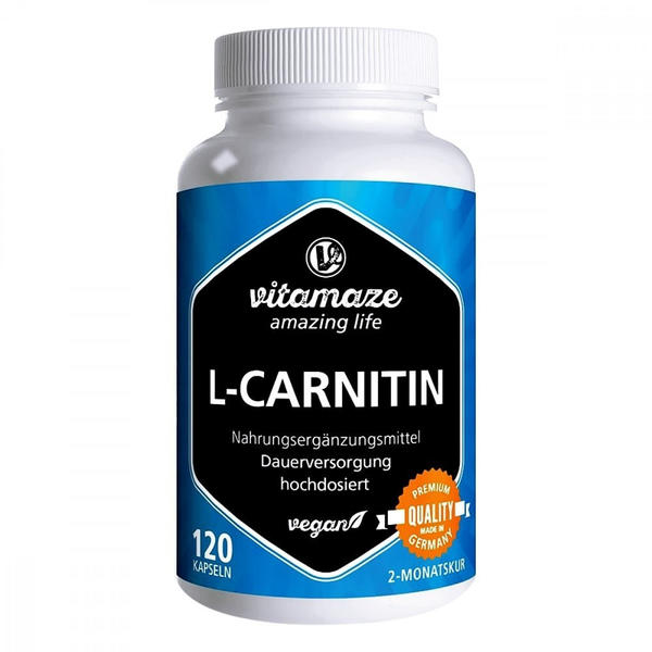 Vitamaze L-Carnitin 680mg vegan Kapseln (120 Stk.)