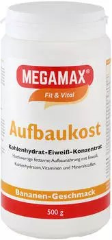 Megamax Aufbaukost Banane Pulver (500 g)