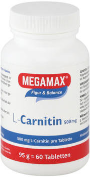 Megamax L-Carnipure 500 mg Kautabletten (60 Stk.)