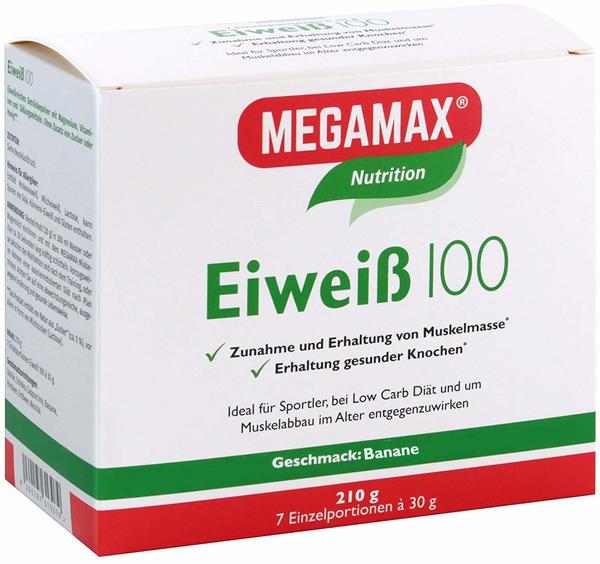 Megamax Eiweiss 100 Banane Pulver (7x30g)