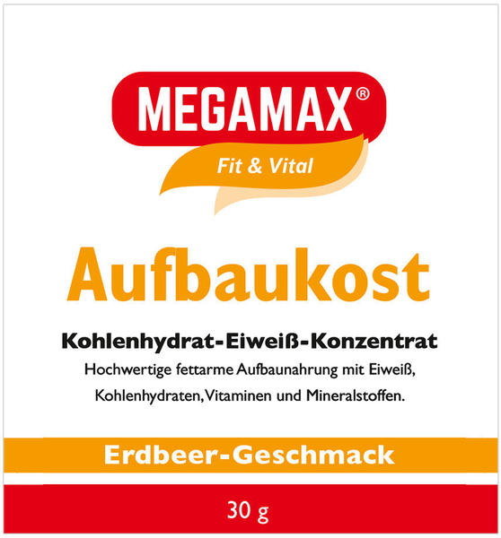 Megamax Aufbaukost Erdbeere Pulver (30g)