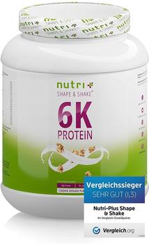 Nutri-Plus Vegan 6K Protein 1000g Cookie Dough