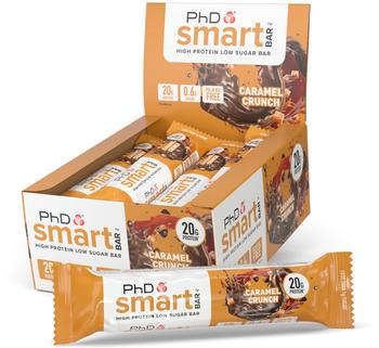 PHD Smart Bar Proteinriegel 31% protein Low Carb) Karamell-Crunch, 12 x 64 g)