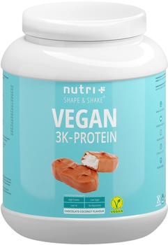 Nutri-Plus Vegan 3K Protein 1000g Chocolate-Coconut
