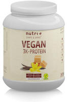 nutri+ Veganes Protein Pulver 3k - Vanilla Toffee 1000 g