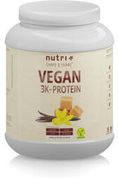 Nutri-Plus Vegan 3K Protein 1000g Vanilla-Toffee