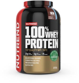 NUTREND 100% Whey Protein, 2250 g Dose, Chocolate + Coconut