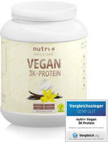 nutri+ Veganes Protein Pulver 3k - Vanilla Cream 1000 g