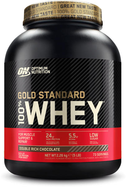 Optimum Nutrition 100% Whey Gold Standard 2273g Double Rich Chocolate
