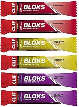 Clif Bar Clif Shot Bloks Box Testpaket 6 x 60g Diverse 2021 Nutrition Sets & Sparpacks