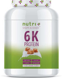 Nutri-Plus Vegan 6K Protein 1000g Salted Caramel