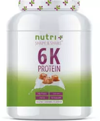 Nutri-Plus Vegan 6K Protein 1000g Salted Caramel