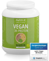 Nutri-Plus Vegan 3K Shape & Shake 1000g natural
