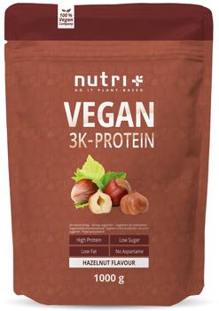 Nutri-Plus Vegan 3K Protein 1000g Hazelnut