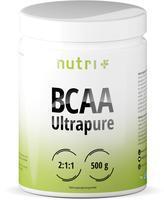 Nutri + nutri+ veganes BCAA Pulver, 500 g Dose, Neutral