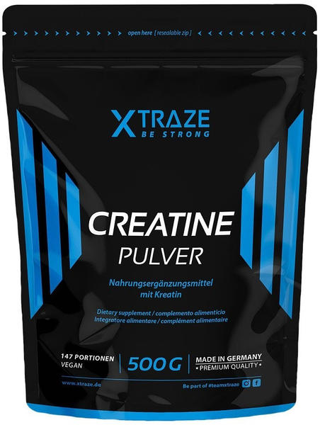 XTRAZE Kreatin Pulver vegan, 500 g (VM10029)