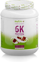 nutri+ 6K Veganes Protein Pulver - Nougat Choc Nut 1000 g