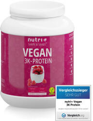 Nutri-Plus Vegan 3K Protein 1000g Raspberry-Yogurt