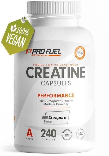 ProFuel Creatine Kapseln 100% - Creapure® 240 Kapseln Dose