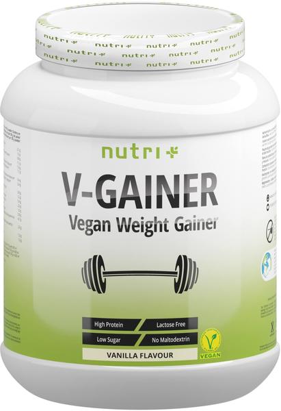 NUTRI+ (1.50 EUR/100g) Nutri+ V Gainer Vegan Weight Gainer (2000g) Vanille